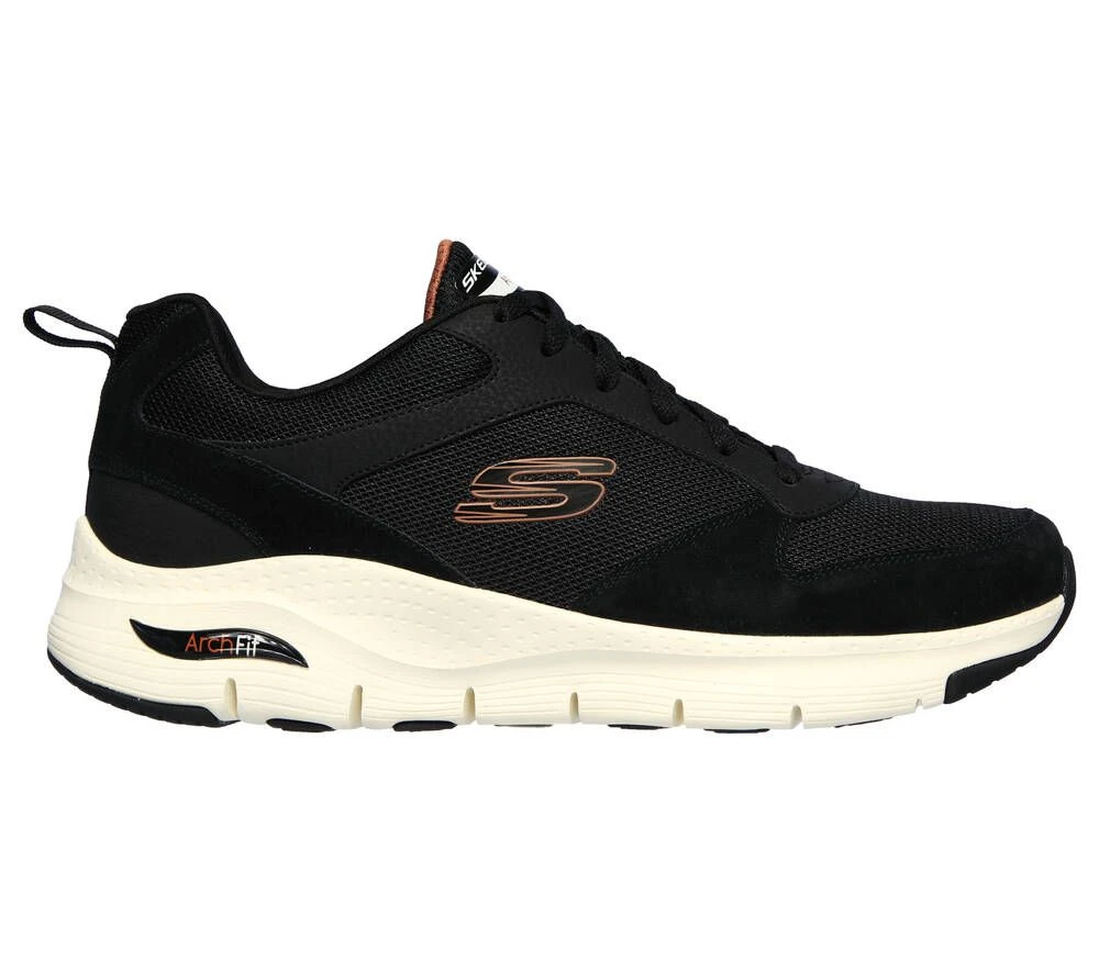 Skechers Sneakerit BLK Mens Arch Fit Servitica 3 Skechers Sneakerit BLK Mens Arch Fit Servitica